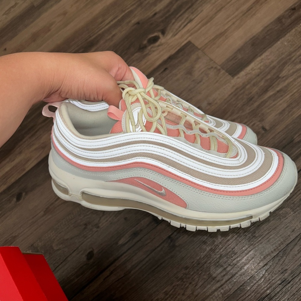 Nike air max 97 pink and tan